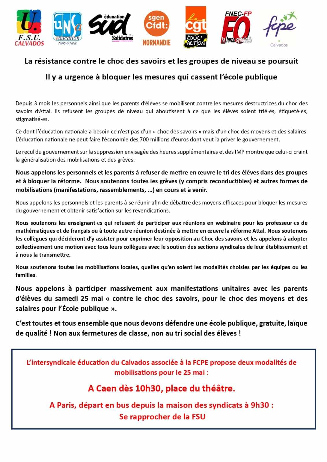 2024 05 25 tract is educ calvados choc des savoirs