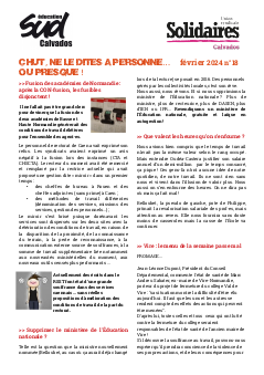 Cliquez pour télécharger Chut, ne le dites à personne... ou presque ! - n° 18 - février 2024